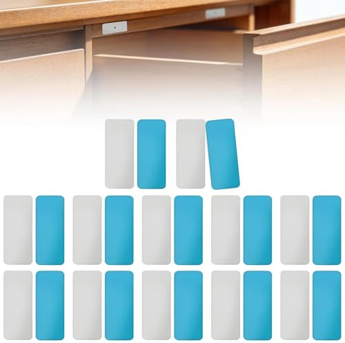 24 PCS Metal Adhesive Magnetic Strips,Replacement of Metal Strips for Lighting Fixtures Under The Cabinet,Metals Strip with Adhesive Backing,Used for Magnetic LED Lights and Under Table Lights.