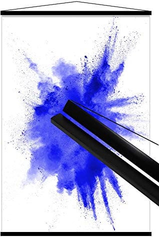 Close Up Kunststoff Posterleisten schwarz (100 cm) Poster-Aufhänger, Posterschienen, Plakatleisten, Klemmschienen (39 inch)