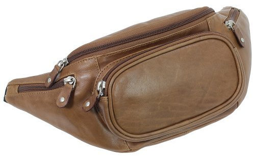 Gürteltasche Bauchtasche Hüfttasche echt Leder Natur