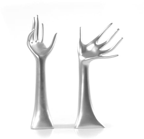 2 Mains de Bijoux | Argent, céramique | Porte-Bijoux, Bijoux de Stockage