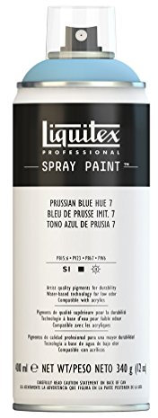 Liquitex Professional Peinture acrylique Aérosol 400 ml Bleu de Prusse 7 Imitation