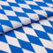 Traditionelle Stoff Meterware Bayernraute Weiß-Blau aus Reiner Baumwolle – Vielseitig Einsetzbar für Dekoration und Heimtextilien, 140 cm Breite (Bayernflagge, Tischdecke, Vorhang)