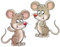 Apalis Fenstersticker No.45 Mäuse Tiere Katze Maus nagetier klein Fenstersticker Fensterfolie Fenstertattoo Fensterbild Fenster-Deko Fensteraufkleber Fensterdekoration Glas-Sticker Größe: 24cm x 30cm