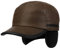 Stetson Byers Ledercap mit verstaubarem Ohrenschutz Herren - Ledermütze Made in Germany - Baseballcap aus Leder (Rind) - Basecap mit Earflaps aus Fleece - Herbst/Winter Dunkelbraun M (56-57 cm)
