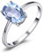 JewelryPalace Echt Edelstein Granat Citrin Peridot Blautopas Amethyst Ringe, Verlobungsring Promise Solitär Verlobung Ring Silber 925 Damen, Silberringe Damenring Antragsring Ringe, Damen Schmuck
