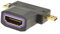 kenable HDMI Enchufe a HDMI Micro y HDMI Mini Clavija Multi Usar Adaptador