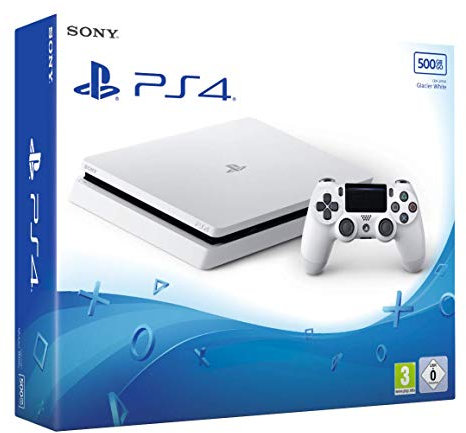 Playstation PS4 500 Go F White + Manette 2ème DualShock PS4 - blanc