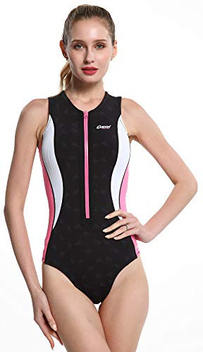 Cressi Termico Traje de Baño Mujer 2mm, Negro/Rosa/Blanco, S