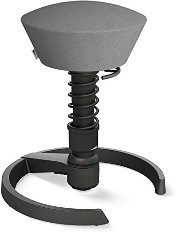 aeris Swopper – Ergonomischer Hocker – Bürohocker höhenverstellbar – Vielseitiger Sitzhocker für einen gesunden Rücken – Bürostuhl ohne Rollen, Feder Standard