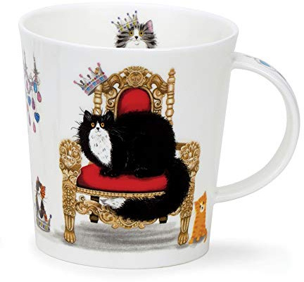 Dunoon - Regal CATS Black and White - Fine Bone China Tasse - Lomond gestalten 320ml
