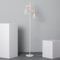 LEDKIA LIGHTING - Monah Stehleuchte | E27 Fassung für vielseitige Beleuchtung | Modernes Design für Wohnzimmer, Küche, Schlafzimmer | Aluminium, Weiß
