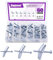 Swpeet - Set di 60 bulloni a levetta e dadi ad aletta, per appendere oggetti pesanti su cartongesso, 1/8, 3/16, 1/4