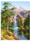 Cukol Kreuzstich Stickpackungen Vorgedruckt Set Erwachsene Landschaft, Stickvorlagen Stickbilder Vorgedruckt Kreuzstich Stickpackung Sticken Stickbild Set für Erwachsene Anfänger, Cross Stitch Kit