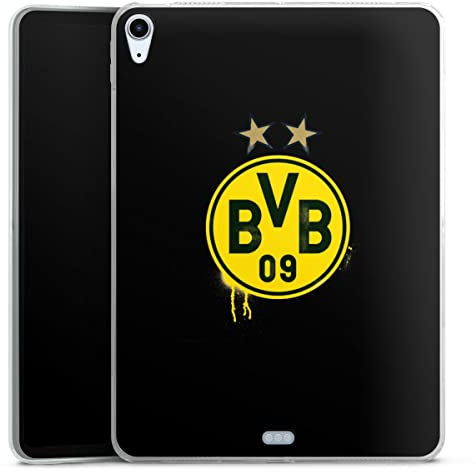 DeinDesign Silikon Hülle kompatibel mit Apple iPad Air 2020 (2020) Case Tablet Hülle Sterne Borussia Dortmund BVB