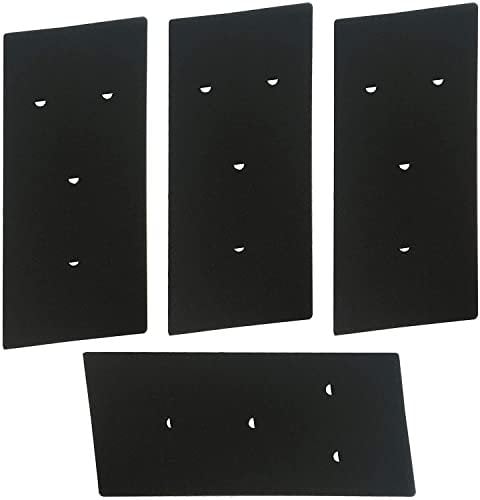 MEISO 4 filtros para secadora Bauknecht Privileg Whirlpool HX 481010716911, secador de ropa de bomba de calor, filtro de esponja, secador de condensación, 230 x 115 x 14 mm