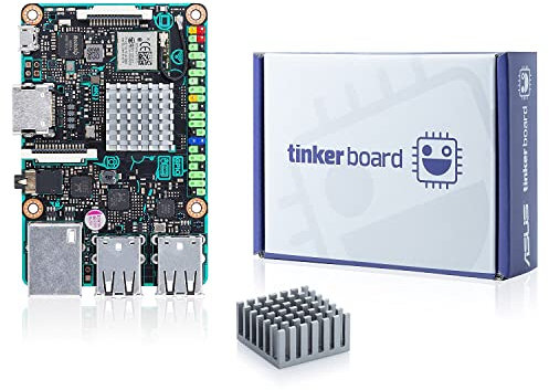 Tinker Board RK3288 SoC 1.8GHz Quad Core CPU Single Board Computer di bordo GPU ARM Mali-T764 2GB RAM DDR3 Scheda madre con BT WiFi HDMI porte USB per IOT Edge Computing Supporto Android Debian