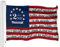 G128 2. Änderung Amerikanische Flagge,90x150 cm,LiteWeave Pro Serie bedruckt 150D Polyester,historische Flagge, für drinnen und draußen, Messingösen, dicker und langlebiger als 100D 75D Poly