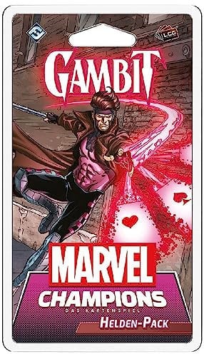 Fantasy Flight Games, Marvel Champions: LCG – Gambit, Helden-Erweiterung, Expertenspiel, Kartenspiel, 1-4 Spieler, Ab 12+ Jahren, 45-90 Minuten, Deutsch
