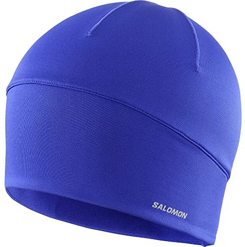 Salomon Active Herrenmütze Trail Running Ski Snowboarden, Vielseitigkeit, Wärme und Pflegeleicht, Blau, Einheitsgröße
