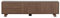 WOOOD Seppe TV-Möbel Nüsse - Fernsehschrank TV Schrank mit 2 Türen und 2 Schubladen Regal für Wohnzimmer, Schlafzimmer 42x160x44 cm