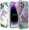Roemary Dinosaurs Case for iPhone 11 with Screen Protector,for iPhone 11 Case Purple Dino,Abstract Design Soft TPU Protective Case Cover for iPhone 11 6.1 inch