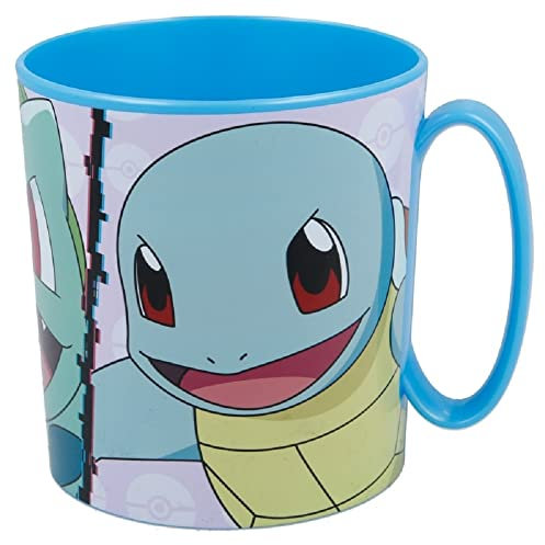 ALMACENESADAN, 4804, Pack vuelta al cole pokemon; compuesto por taza microondas 350ml, producto reutilizable, sin BPA