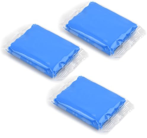 Cozlly Barre d'argile de Voiture, 3 Pièces Clay Bar pour Nettoyage Voiture, l'argile de voiture, Le Nettoyage des Jantes, Professionnel Voiture Nettoyage Pâte Magic Clay Bar, pour polissage, lavage