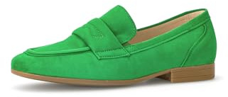 Gabor Damen Slipper, Frauen Slip On,Leichte Mehrweite (G),Slip-ons,Mokassins,Halbschuhe,Slides,Schlupfschuhe,Loafer,Verde,40 EU / 6.5 UK