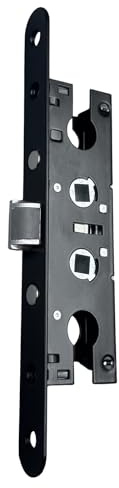 MaxxGeek Cerradura de mortaja de 2 puntos para puertas de tormenta Pella (negro)