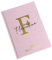 minimutz Freundebuch Kindergarten - Personalisiert mit Name - Freundschaftsbuch Buchstabe Name mit Einhorn Inlet - Poesiealbum Kita Mädchen (rosa)