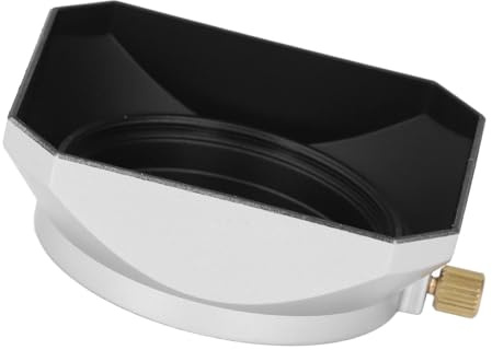37Mm Lens Hood, Square Metal Lens Hood for 37Mm Lens, Aluminum Alloy Camera Lens Hood with 37Mm Caliber, Square Lens Hood Lens Shade Camera Accessories for Digital Camera