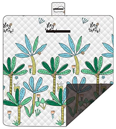 Picknickdecken, Picknickdecken, wasserdicht, faltbar, 3-lagig, 199,9 x 199,9 cm, übergroß, sanddicht, waschbar, Picknickdecke für Camping, Gras, Park, Picknickmatte (Farbe: B, Größe: 200 x 200 cm) (B