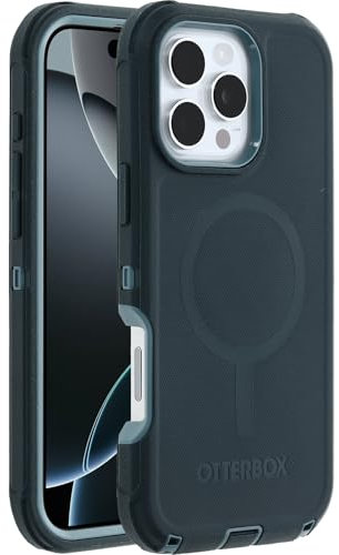 OtterBox Defender Series MagSafe Case for iPhone 16 Pro Max, Shockproof, Drop Proof, Ultra-Rugged, Protective Case, 7x Tested to Military Standard, Green