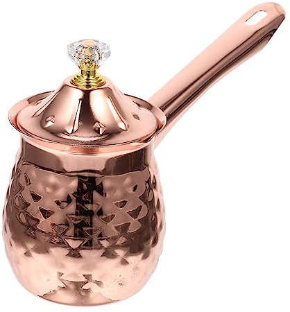 Amosfun Cafetera Inoxidable Jarra De Café Cafetera Turca Olla Para Calentar Leche