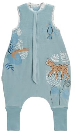 Petit Béguin - Turbulette d'hiver en velours avec pieds retroussables Félintrépide