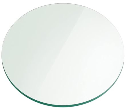 Tables basses Table de chevet Plateau de table rond en verre de remplacement - for tables de jardin, s, stabilité équilibrée - Plateau de table de cuisine à manger, plateau de table rond en verre(90cm