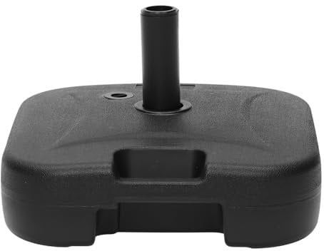 Brixy Sonnenschirmständer - Befüllbar - 40KG - Kompakt und Stabil - Sonnenschirmhalter - Kunststoff - Anthrazit