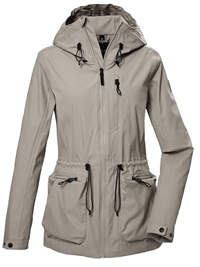 G.I.G.A. DX Damen Funktionsjacke/Outdoorjacke wasserdicht mit Kapuze GS 55 WMN JCKT, hellsand, 48, 42710-000