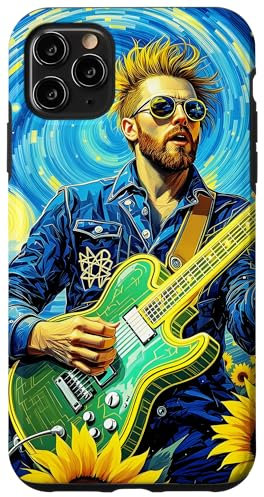 Fantasy Guitar Van Gogh Case for iPhone 11 Pro Max