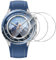 CAUHENYEE Protector de Pantalla para OPPO Watch X2/Oneplus Watch 3 Cristal Templado, 3 Piezas Protector de Pantalla HD Clear, Antiarañazos