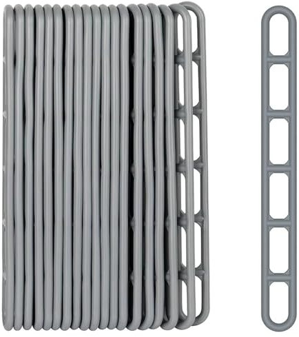NUWIQ Tension Elements, Pack of 20 Guy Elements for Vrtents, Guy Element Made of Plastic, Ladder Guy Elements, for Tents, Awnings, Canopies