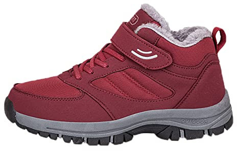 Warehouse Deals Clearance Returns Women's Trainers Wide Fit Wedge Running Sneakers Casual Fashion Non Slip Walking Shoes Lightweight Low Top Lace Up Slip on Women Shoes Wide fit Red 4.5