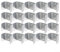 20 Pack Galvanized Fence Clips for Effective Support of Trellis Mounted on Timber Posts (32)