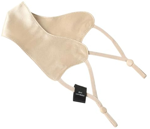 Cache-Visage en Soie - Accessoires Extérieurs Unisexe Doux, Lavables et Anti-poussière | Cache-Nez Femme | pour Femmes en Voyage, Camping, Vacances, Vélo, Temps Poussiéreux et Soleil Intense