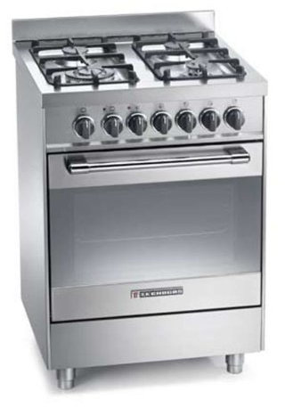 Tecnogas PTV662XS Libera installazione Piano cottura a gas Acciaio inossidabile cucina