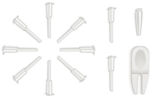 Zehn Fitness Übung Sport Yoga Ball Air Stopper Ersatz Plug Pin Adapter Kit