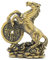 Thailändische Amulette Statue Geist Pferd Messing Figur Magic Rare Power Glücksbringer reichhaltig.