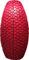 GURU SHOP Ovaler Lokta Papierlampenschirm, Hängelampe Coronada - Rot, 60x30x30 cm