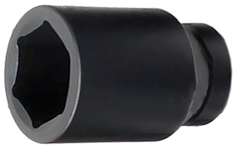 SW-Stahl 07980L-36 Schlagschrauber-Einsatz 1 Zoll - 36 mm Stecknuss | Kraftsteckschlüssel lang aus Chrom-Molybdänstahl - Schlagschrauberfest mit Rille und Bohrung - Tiefe Sechskant-Ausführung