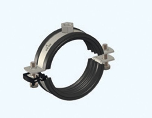 Standardrohrschelle CLIC Top 33-37mm M8 f.Stahl/Met./Abfl.rohr